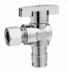 BMI Bmi 9629 Chrome Angle Stop Valve 1/2 Exp X 3/8 Od Lead Free