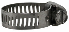 BOSHART Boshart SSC8704 1/4 inches - 5/8 inches #4 Stainless Steel Worm Gear Hose Clamp