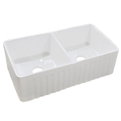 DAKOTA Dakota Plumbing Products DSE-FCA5050SMGY Fireclay Farmhouse Sink