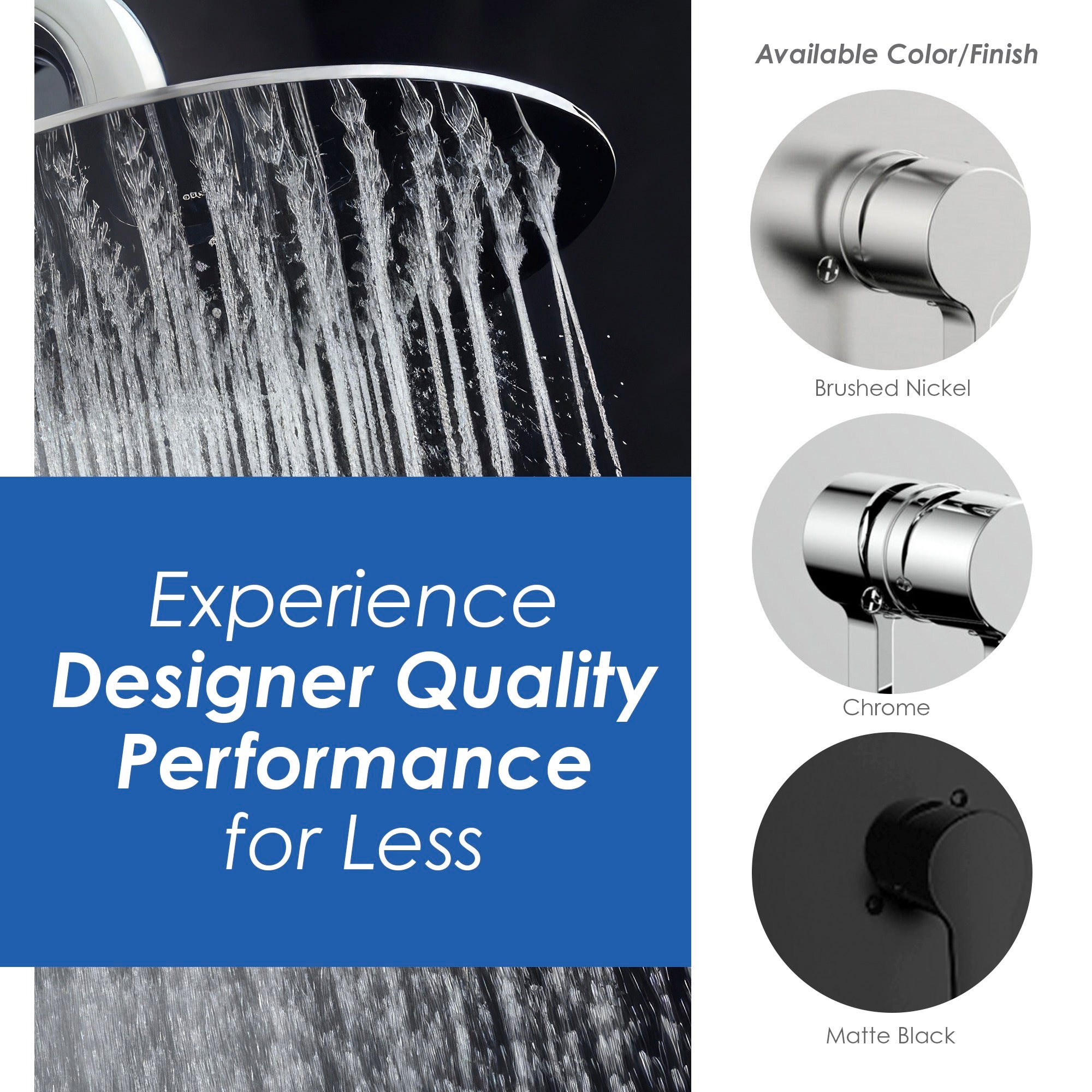 DAKOTA Dakota Plumbing Products DSF-30BTS00CR Tub Shower Set Chrome