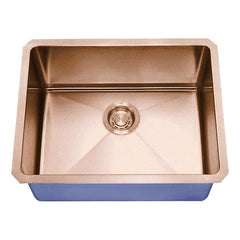 DAKOTA Dakota Plumbing Products DSM-2318CP Undermount Bar Sink Copper