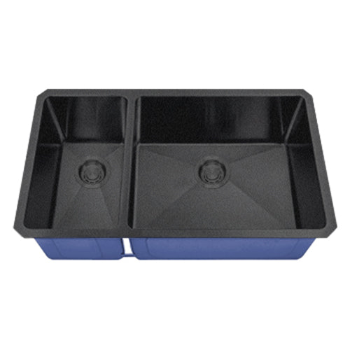 DAKOTA Dakota Plumbing Products DSM-3070GBK Undermount Kitchen Sink