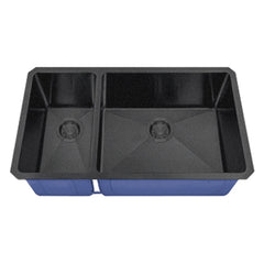 DAKOTA Dakota Plumbing Products DSM-3070GBK Undermount Kitchen Sink