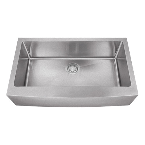 DAKOTA Dakota Plumbing DSM-A3620SV Farmhouse Sink 36 Inch Silver