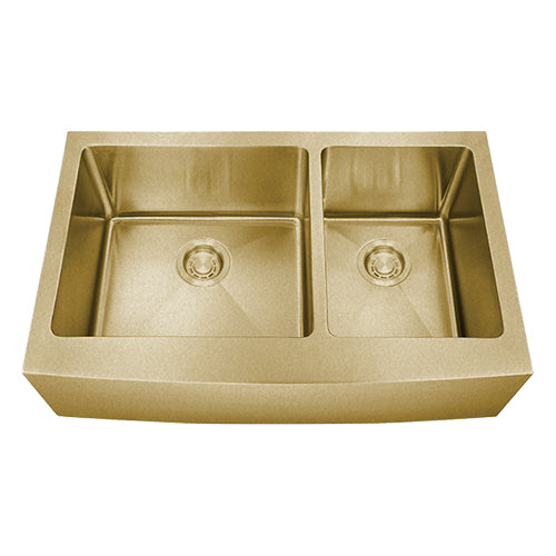 DAKOTA Dakota Plumbing Products DSM-A6040GD Farmhouse Kitchen Sink Gold