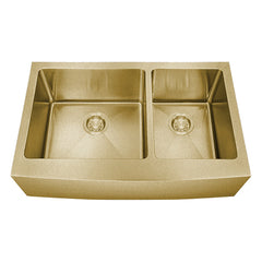 DAKOTA Dakota Plumbing Products DSM-A6040GD Farmhouse Kitchen Sink Gold