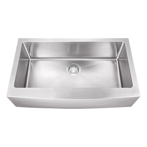 DAKOTA Dakota Plumbing DSM-A3620SV Farmhouse Sink 36 Inch Silver