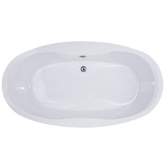 DAKOTA Dakota Plumbing Products DST-FSOCB01W-68 Freestanding Bathtub