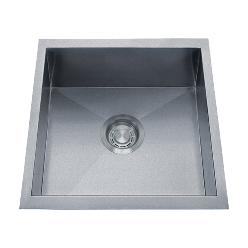DAKOTA Dakota Plumbing Products DSZ-1616SV Undermount Bar Sink Silver