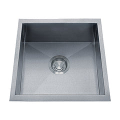 DAKOTA Dakota Plumbing Products DSZ-1616SV Undermount Bar Sink Silver