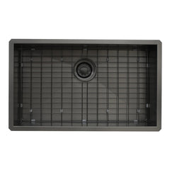 DAKOTA Dakota Plumbing Products DSZ-3018GBK Zoria Undermount Sink