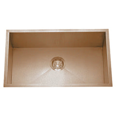DAKOTA Dakota Plumbing DSZ-3218CP Kitchen Sink Copper 32x18