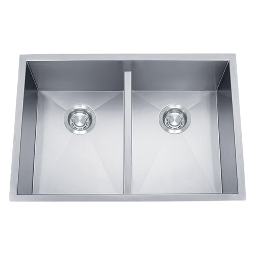 DAKOTA Dakota Plumbing DSZ-5050LD 50/50 Undermount Kitchen Sink