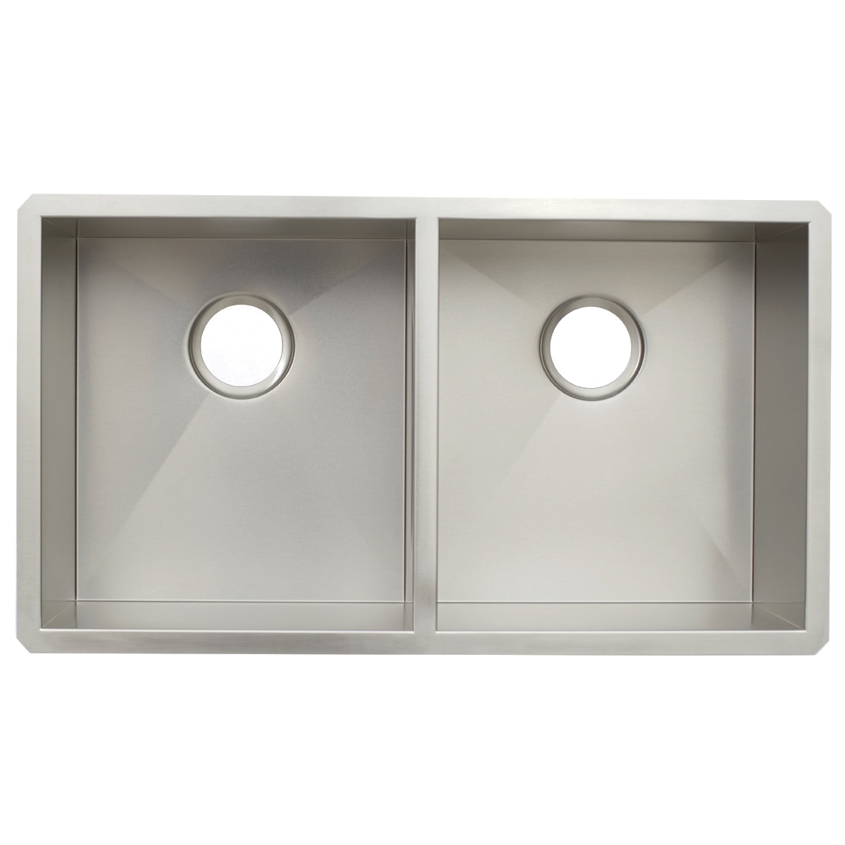 DAKOTA Dakota Plumbing Products DSZ-5050SV Zoria Double Bowl Sink