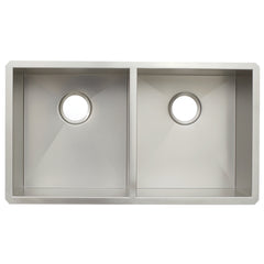 DAKOTA Dakota Plumbing Products DSZ-5050SV Zoria Double Bowl Sink