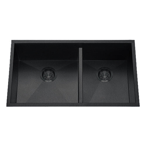 DAKOTA Dakota Plumbing Products DSZ-6040LDGBK Undermount Kitchen Sink