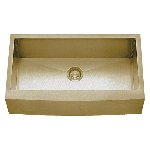 DAKOTA Dakota Plumbing DSZ-A3620GD Apron Sink 36x20 Gold