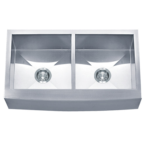 DAKOTA Dakota Plumbing DSZ-A5050 Apron Sink 33 in 50/50 Double Bowl