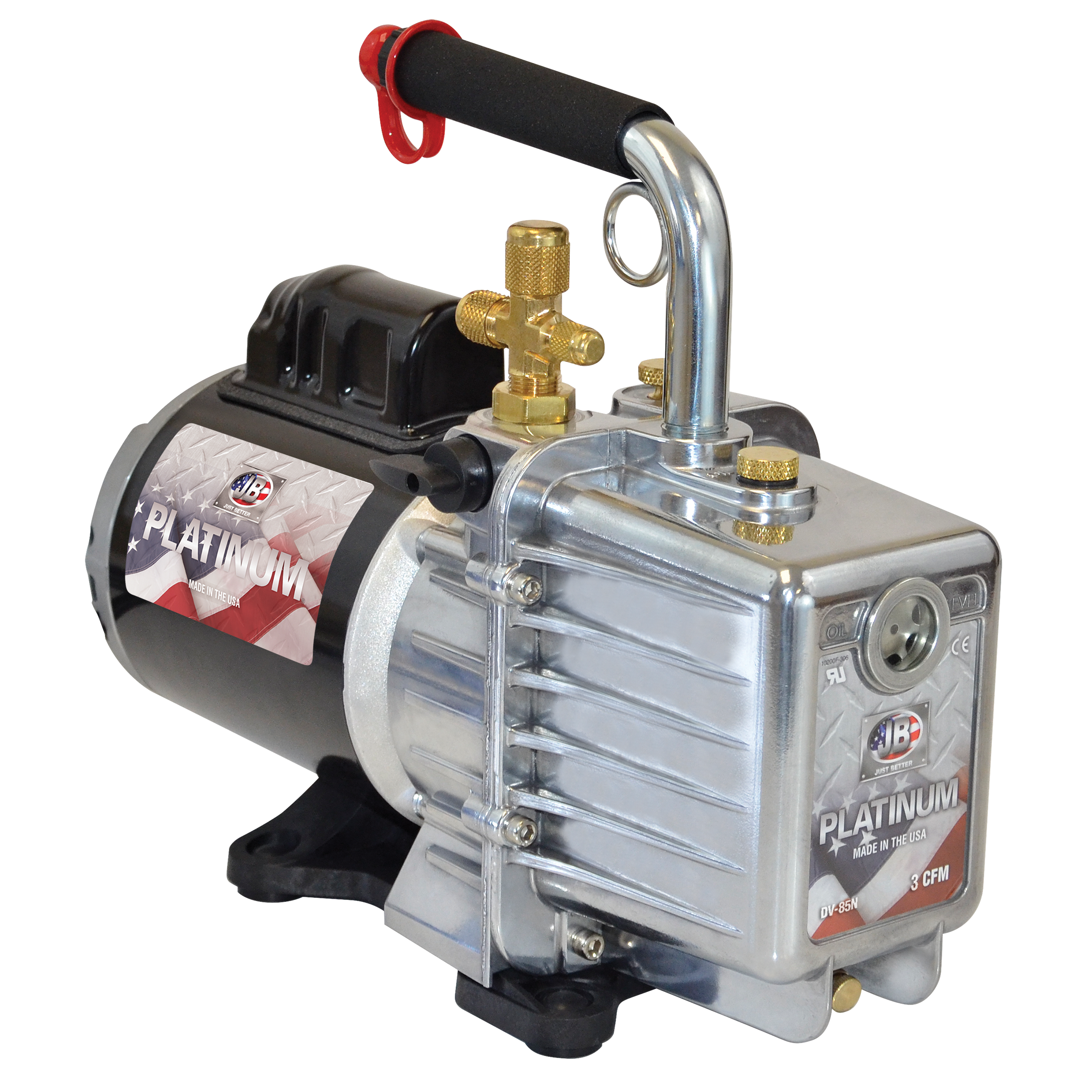 JB INDUSTRIES Jb Industries DV-85N Platinum 3 CFM Vacuum Pump 1/2 hp 1725 RPM 115 Volts 1 Pack