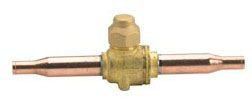 DANFOSS Danfoss 009G8054 3/4 x 3/4, ODF Soldered x ODF Soldered, 650 PSI, Stainless Steel Ball, Brass Body, Straightway, Bi-Flow, Shut-Off, Ball Valve