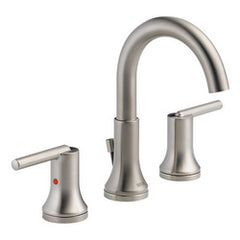 DELTA FAUCET Delta 3559-SSMPU-DST Trinsic Two Handle Widespread Bathroom Faucet