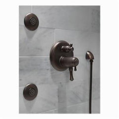 DELTA Delta - Focus T50010-RB Delta HydraChoice Round Body Spray Trim, Flush Mount