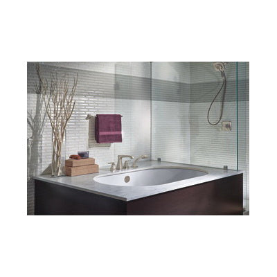 DELTA FAUCET Delta T4764-SS: Two Handle Roman Tub Trim with Hand Shower, Stainless