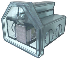 ILSCO PCT-2-2/0 Cleartap Insulated Aluminum Multi-Tap Connector, Dual Rated, Conductor Range 2/0-14, 2 Ports, Tin Plated