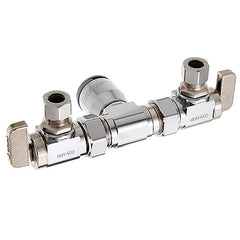 DAHL Dahl Valve EQG3-4001 1/2 QUICK-GRIP x 3/8 OD Comp x 3/8 OD Comp Dual Shut-Off