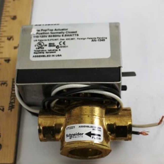 SCHNEIDER ELECTRIC Schneider Electric VT2221G13B020 120VAC Normally Closed Half Inch NPT One Point Zero CV Valve Assembly Replacement VT2221G13B020