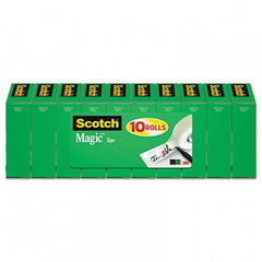 3M 3M MMM810P10K 3/4 inchesW Magic Tape (3/4 inches x 1000 inches, 10 Pack) 810-P10K
