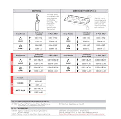 AMERICAN SPECIALTIES American Specialties Inc 10-0390-BR Undercounter Mounting Bracket