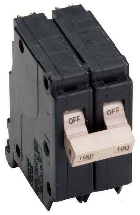 EATON EATON CH2100 Type CH Thermal Magnetic Circuit Breaker, 120/240 VAC, 100 Amp, 10 kAIC, 2-Pole