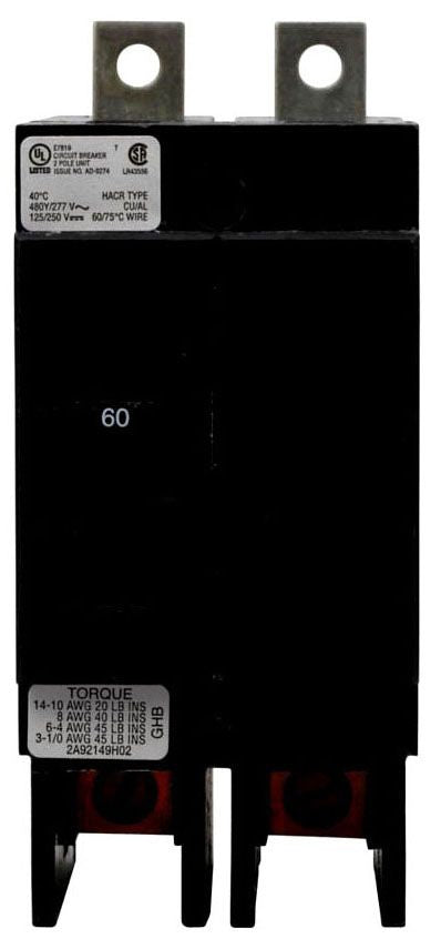 EATON Eaton GHB2060 Circuit Breaker CKT Case MLD 60A 65/14kA 2 G