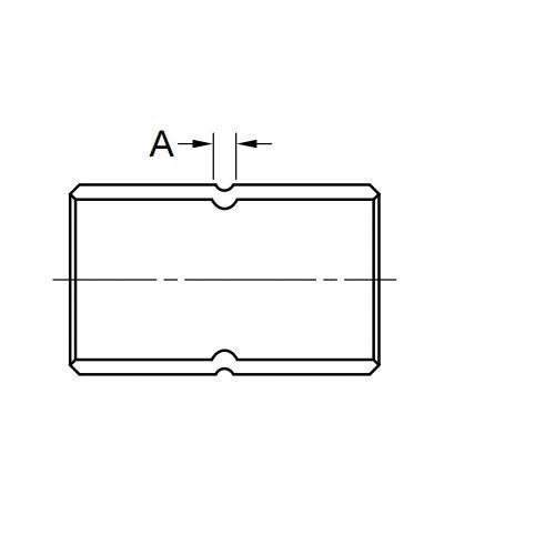 EPC EPC 10030916 Solder Tube Coupling With Stop, 2 in Nominal, C x C End Style, Copper