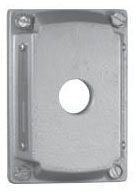 APPLETON Appleton ESKB-1PBQ 1-Hole Cover/Nameplate - Copper-Free Aluminum 3/4 Inch Tapped Opening
