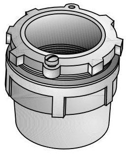 APPLETON Appleton HUB-75 HUB75 APN Straight Conduit Hub 3/4 in