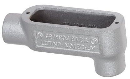 APPLETON Appleton LB250-M 2-1/2 Malleable Lb-Type Conduit Body