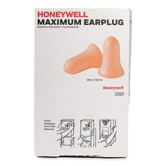 Honeywell MAX-1 Maximum Disposable Earplugs Foam Uncorded Coral 200 Pairs