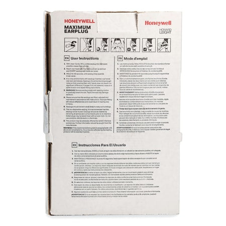 HONEYWELL HOWARD LEIGHT Honeywell MAX-1 Maximum Disposable Earplugs Foam Uncorded Coral 200 Pairs