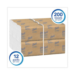 Scott 1510 Essential C-Fold Paper Towels 1,200 White