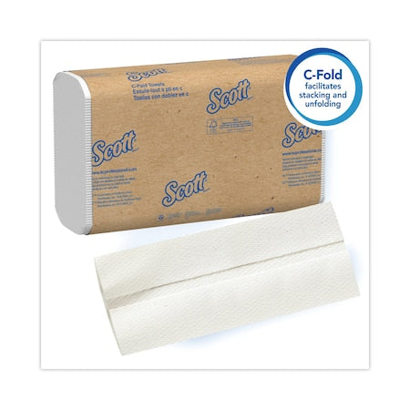SCOTT Scott 1510 Essential C-Fold Paper Towels 1,200 White