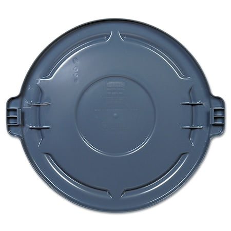 RUBBERMAID COMMERCIAL Rubbermaid FG264560GRAY BRUTE Round Container Lid, 24-1/2 inch Diameter, Gray