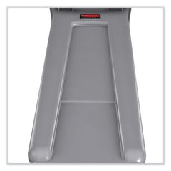 Rubbermaid Commercial FG354060GRAY 23 Gal Plastic Rectangular Trash Can Gray