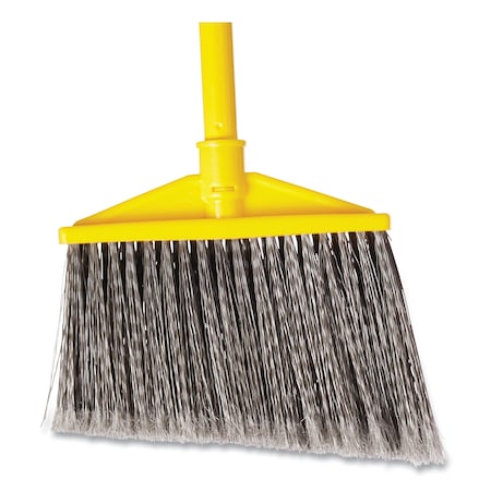 RUBBERMAID COMMERCIAL Rubbermaid Commercial FG637500GRAY Angled Broom 57 Inches Handle 10.5 Inches Block