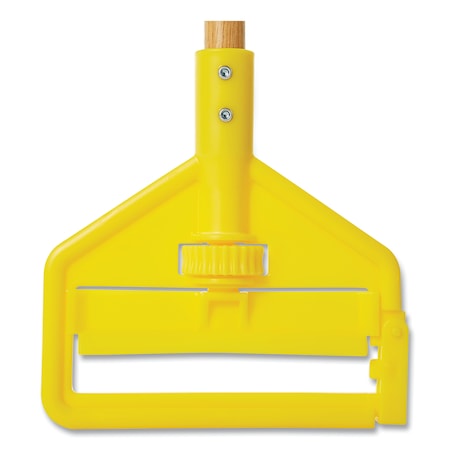 RUBBERMAID COMMERCIAL Rubbermaid Commercial FGH116000000 Invader Side Gate Wet Mop Handle 60 Inches Hardwood Yellow