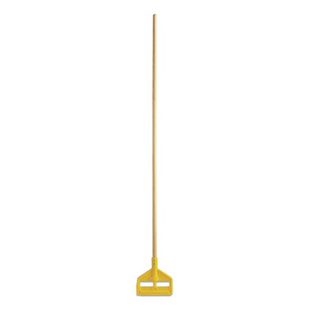 RUBBERMAID COMMERCIAL Rubbermaid Commercial FGH116000000 Invader Side Gate Wet Mop Handle 60 Inches Hardwood Yellow