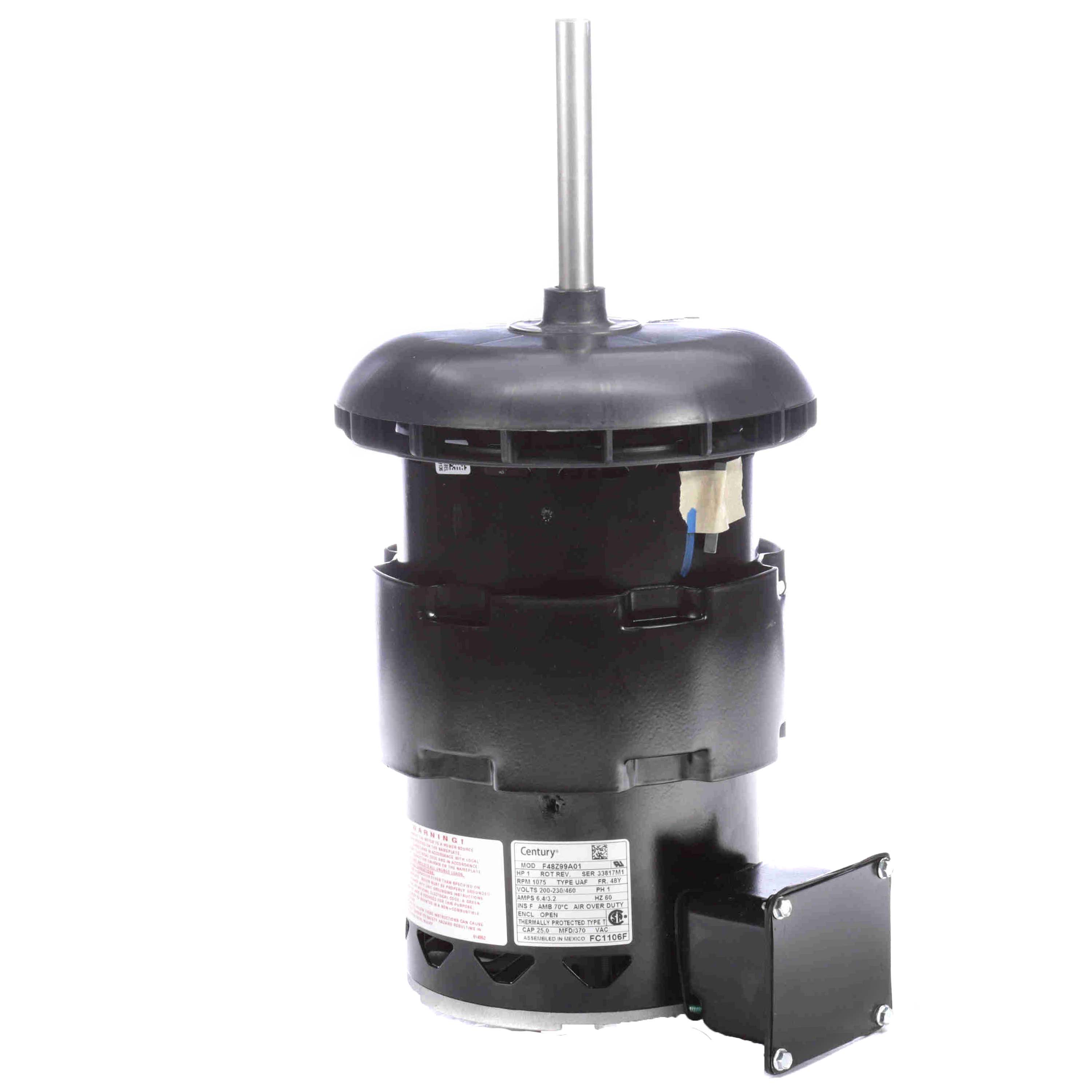 CENTURY MOTORS Regal Rexnord - Century Motors FC1106F 1HP 200-230/460V 1075RPM Motor