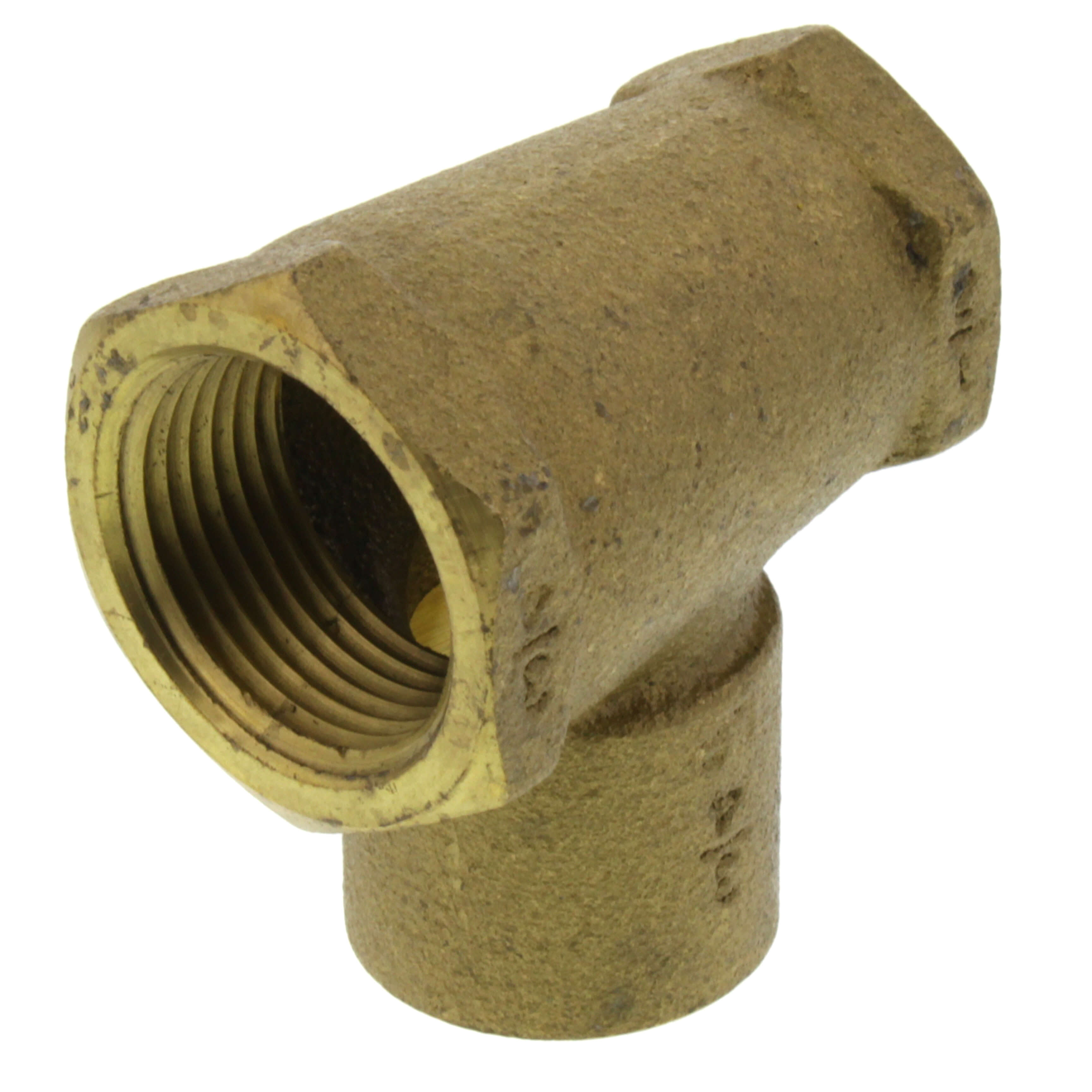 EVERFLOW Everflow FFCT2334-NL 3/4 X 1/2 X 3/4 NOM Cast Brass Reducing Tee F X F X C Lead Free