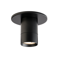 WAC Wac FM-240103-CS-BK Twist-N-Lite mini flush mount 12w 45 degree beam
